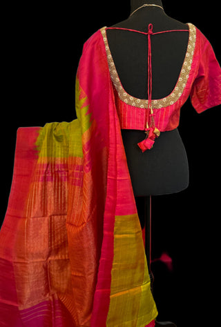 Pure Gadwal silk saree online usa embroidered blouse online pearl blouse usa pure Gadwal checks online usa Green Gadwal saree online usa