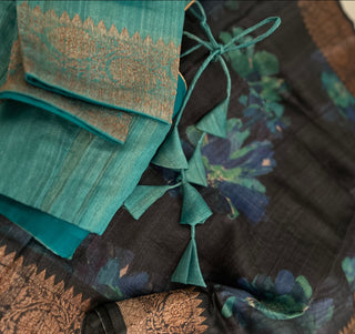 black beneras saree usa